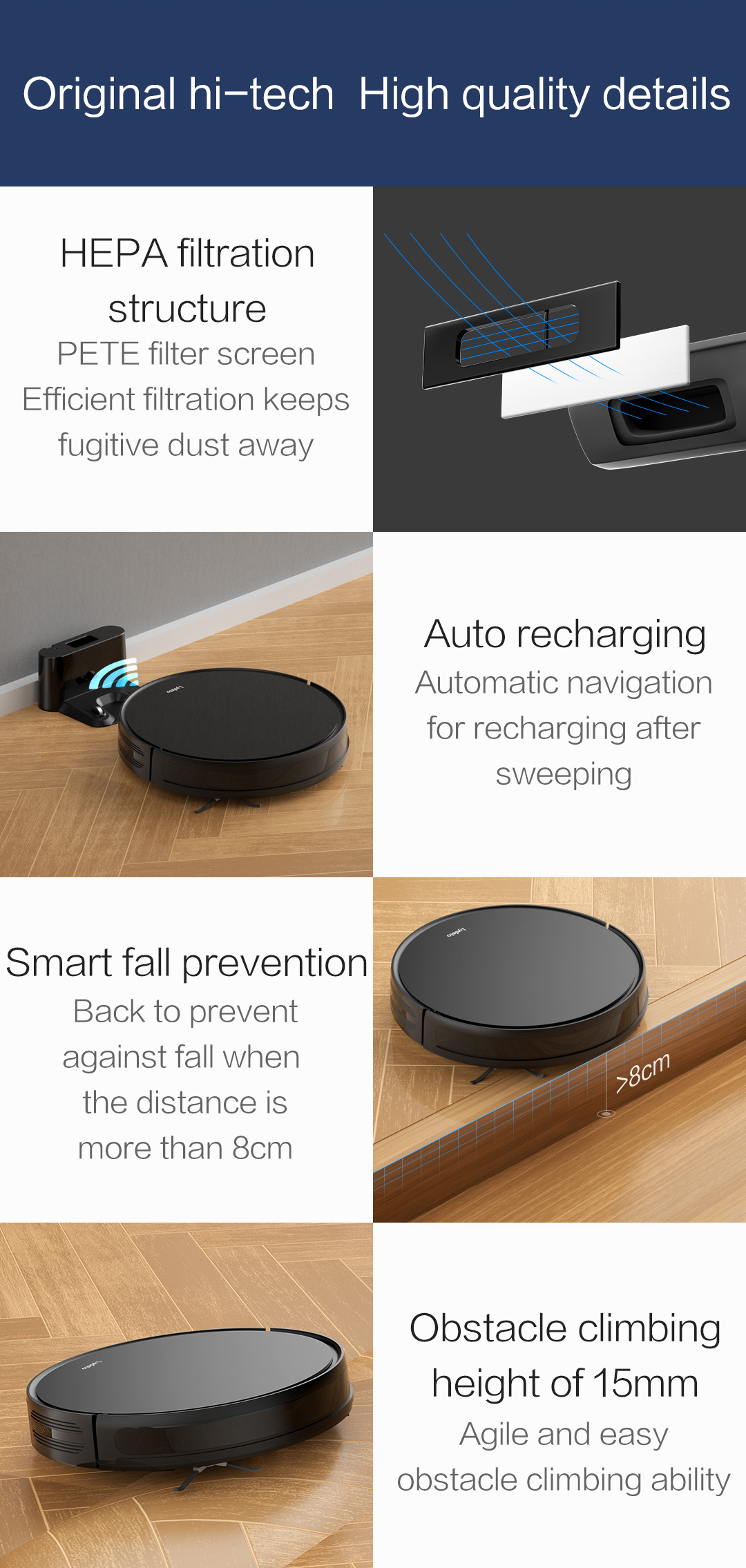 Inertial Navigation Sweep and Mop Integrated Robot G1 IMILINK