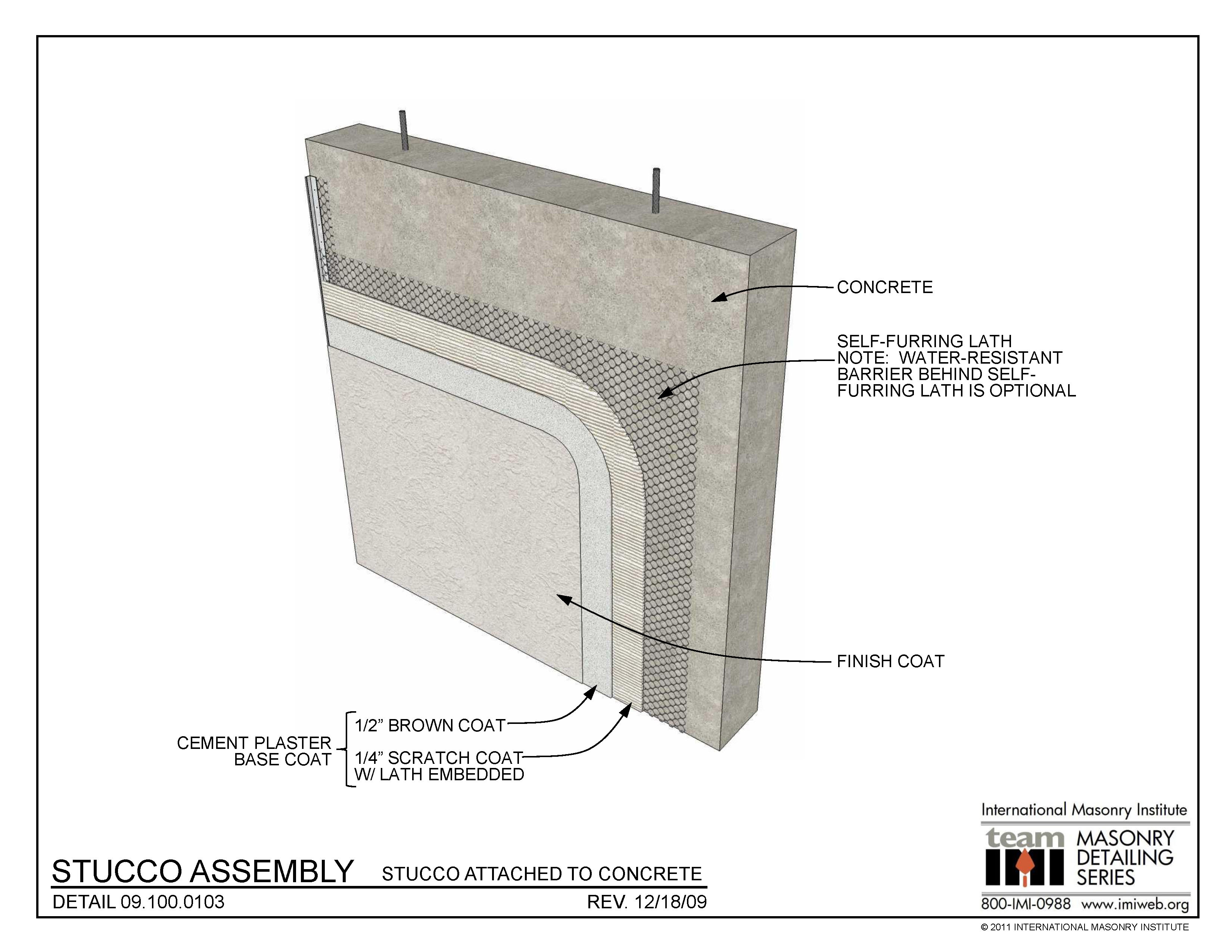 09.100.0103 Stucco Assembly International Masonry Institute
