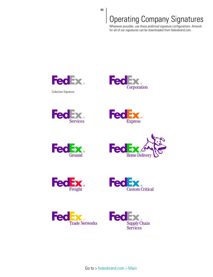 FedEx Brand Identity Quick Reference Guide