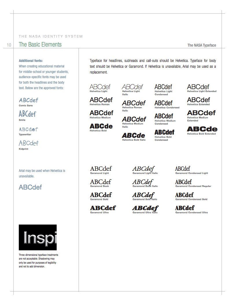 NASA Style Guide Logo and Brand Identity Manual
