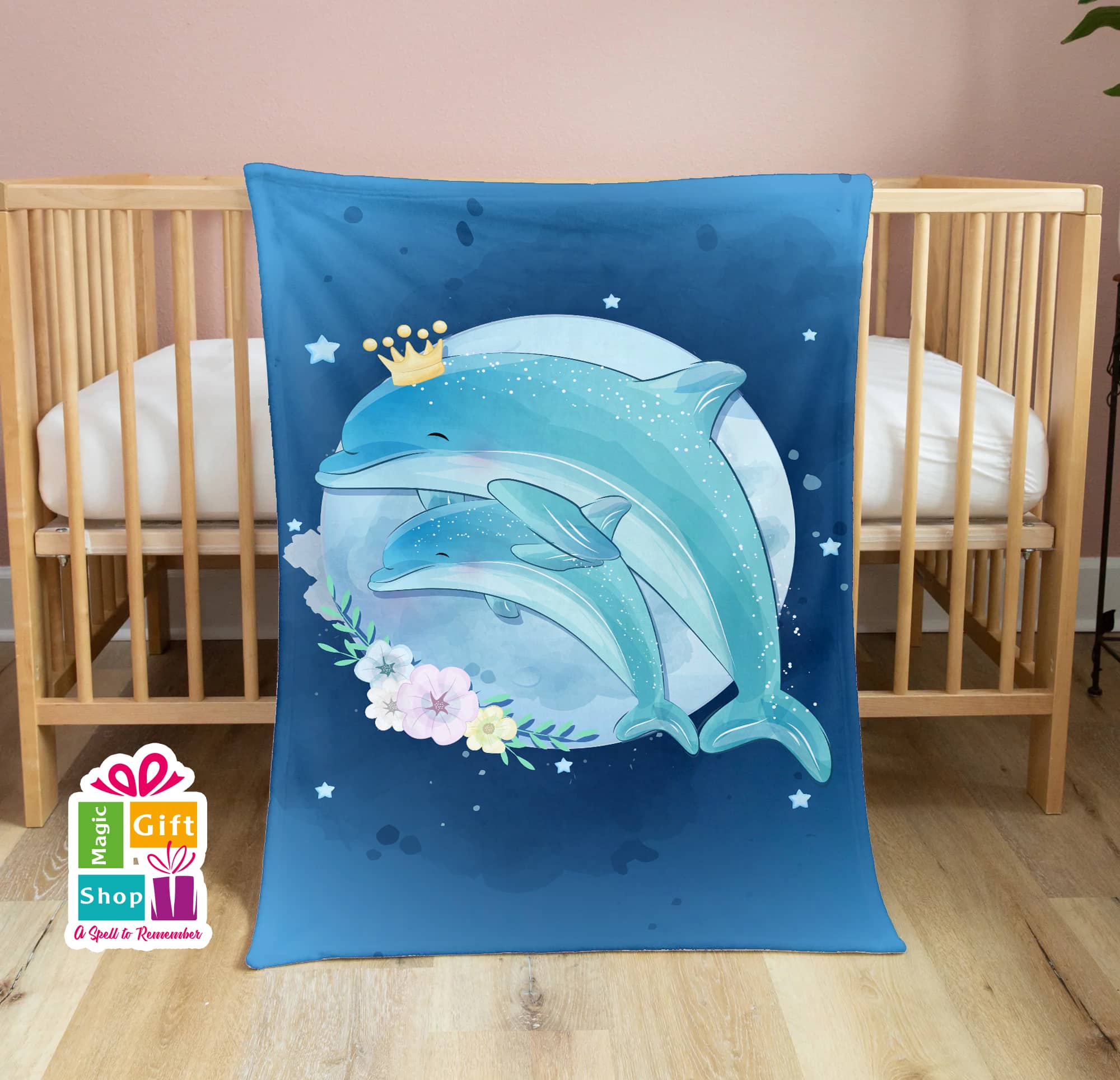 small dolphin Blanket I Make This