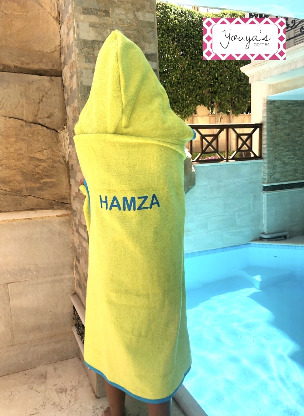 hooded pool towel I Make This