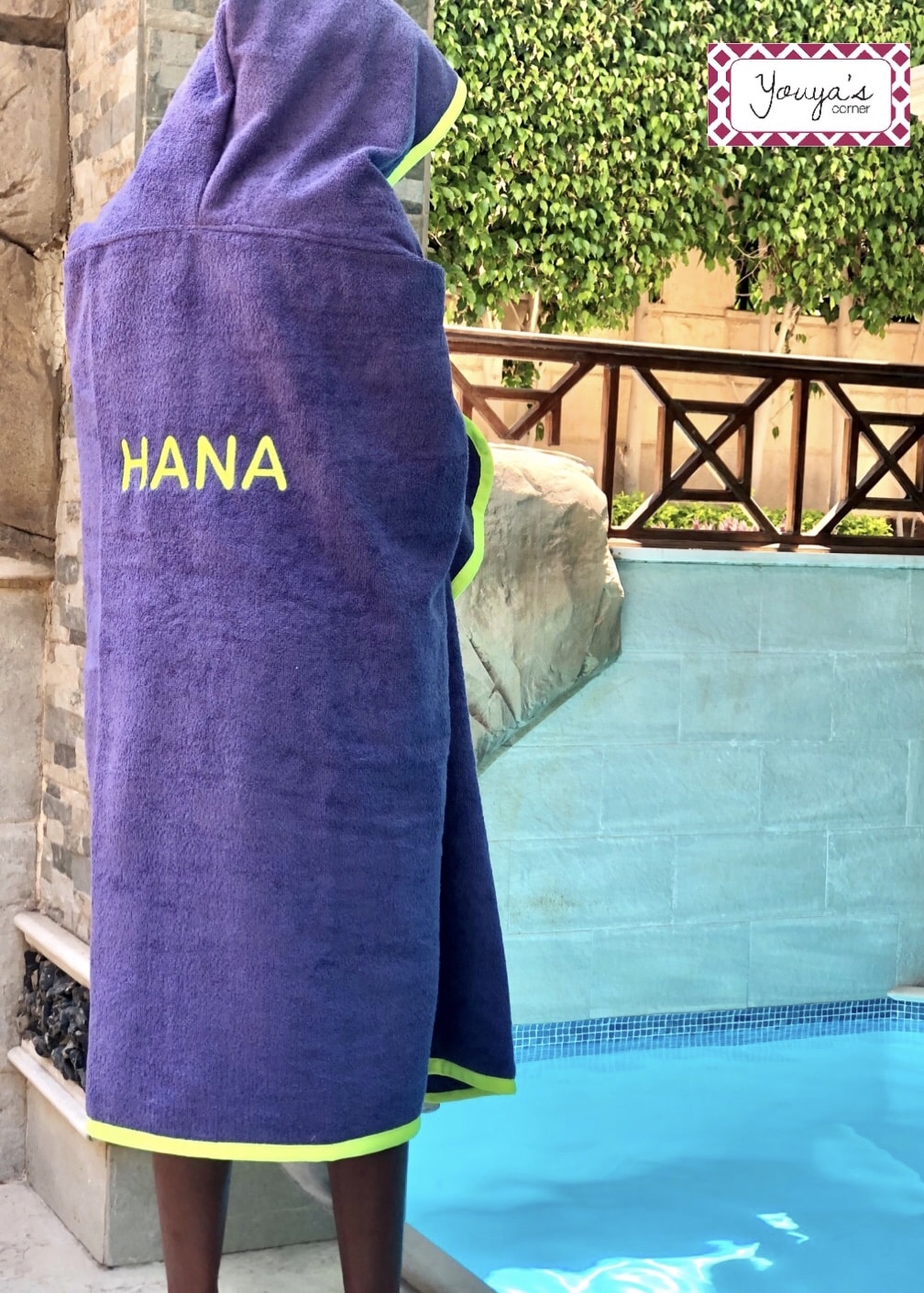 hooded pool towel I Make This