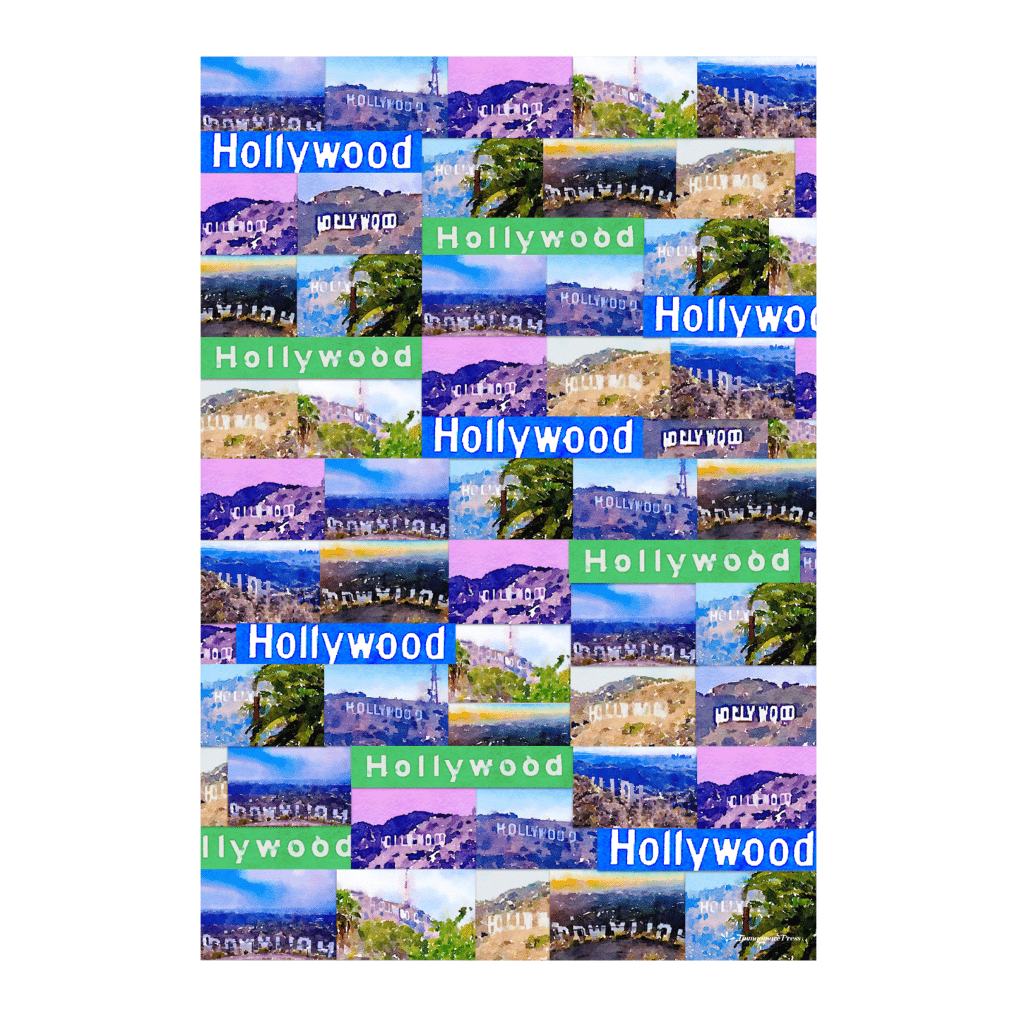 "Hollywood" Wrapping Paper Immaginare Press
