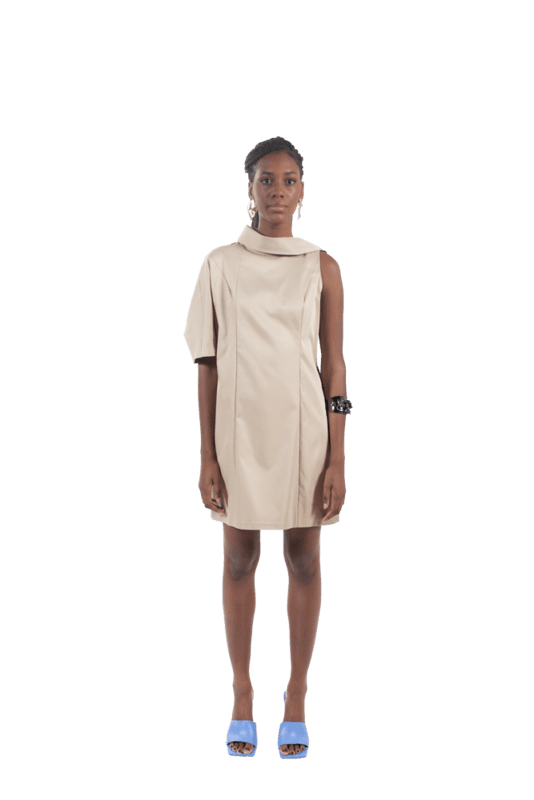 Robe Zoé asymétrique femme Immani Paris