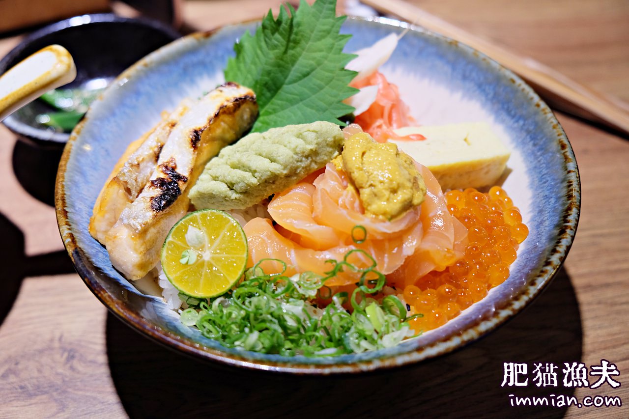 中山國小站，肥貓漁夫，超級澎派的新鮮海鮮丼