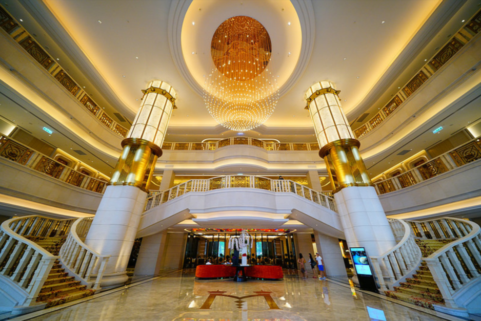 美福大飯店，台北大直、如宮殿般挑高輝煌的華麗大飯店