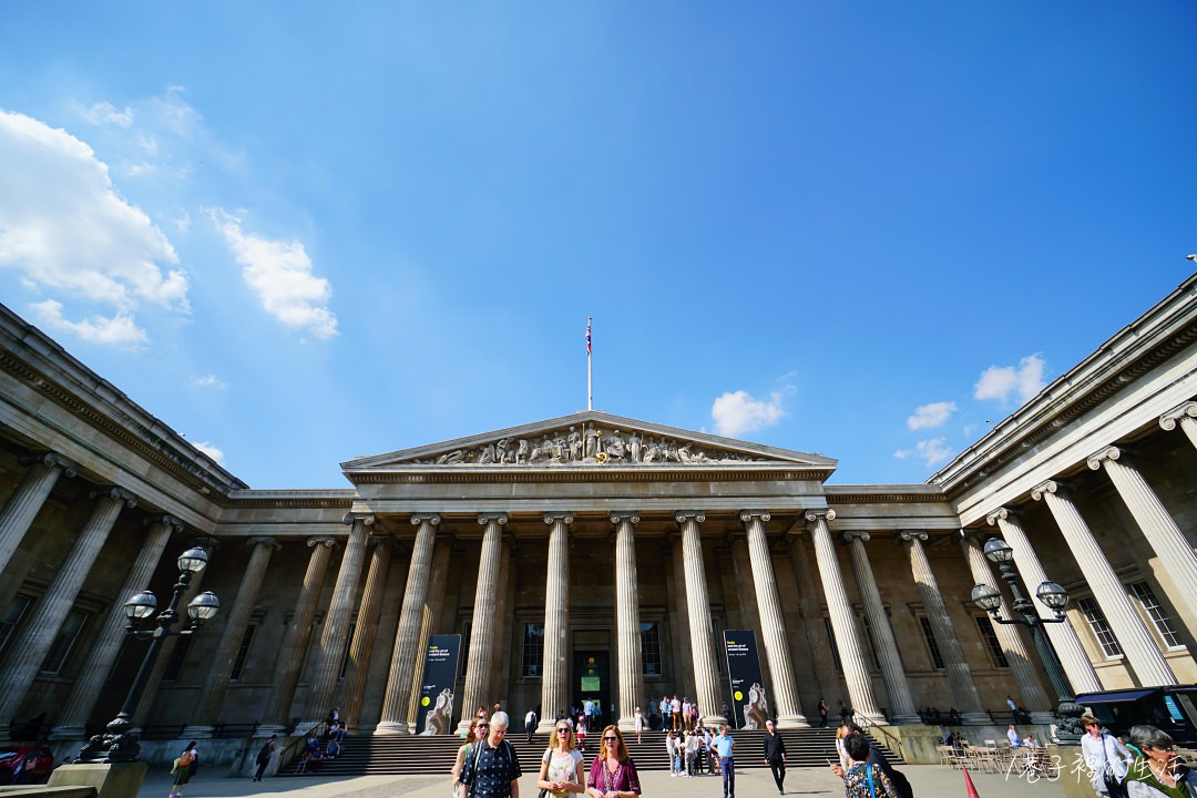 倫敦旅遊，大英博物館免費參觀，站在歷史古蹟裡欣賞歷史文物
