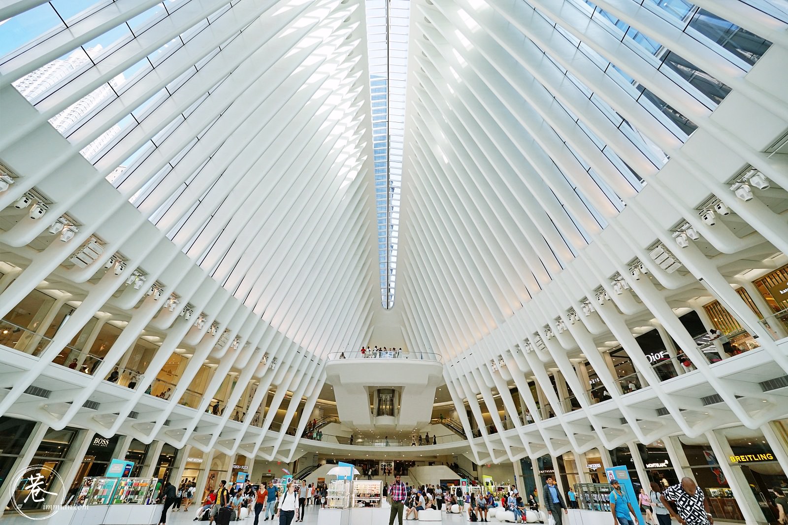 【紐約景點】世貿中心轉運站，浴火重生展翅的強大建築