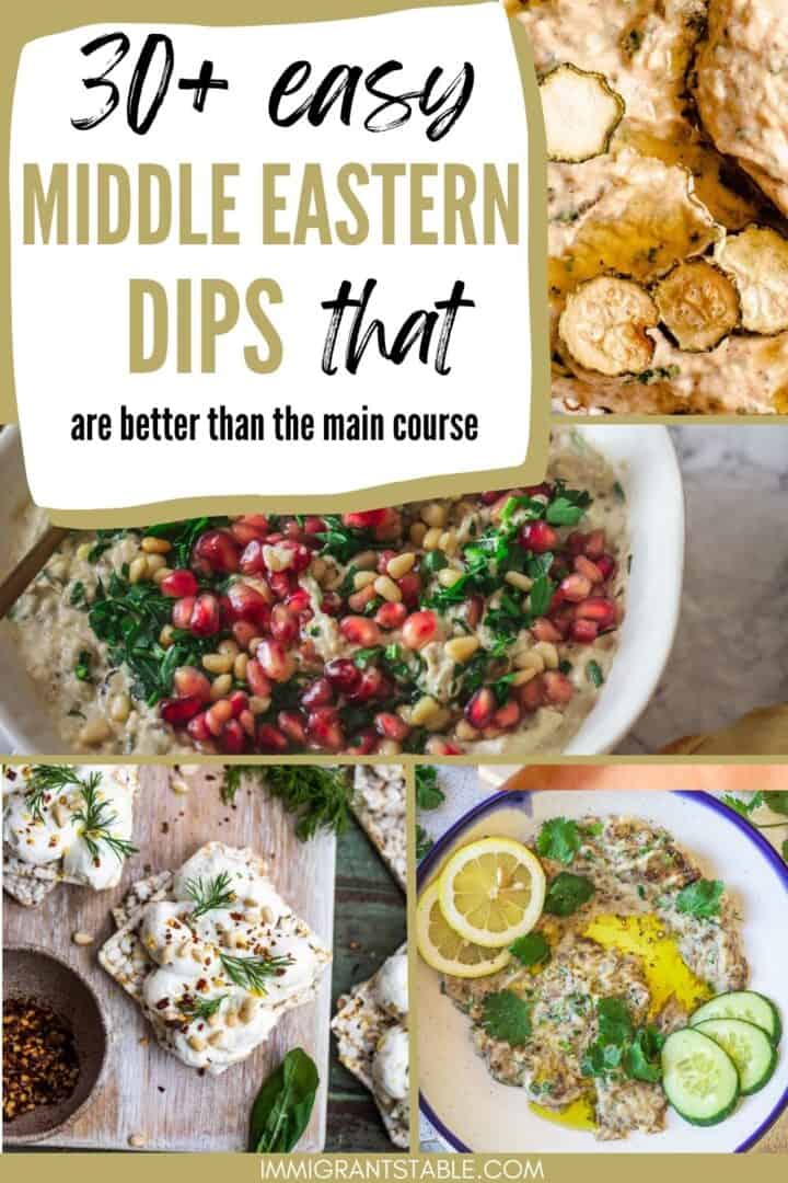 20+ Middle Eastern Dips Roundup