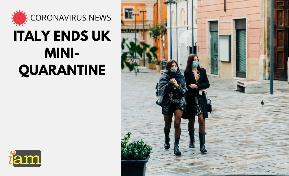Italy Ends MiniQuarantine for UK Visitors IaM (Immigration and