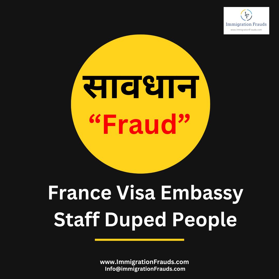 France Embassy Staff Duped People