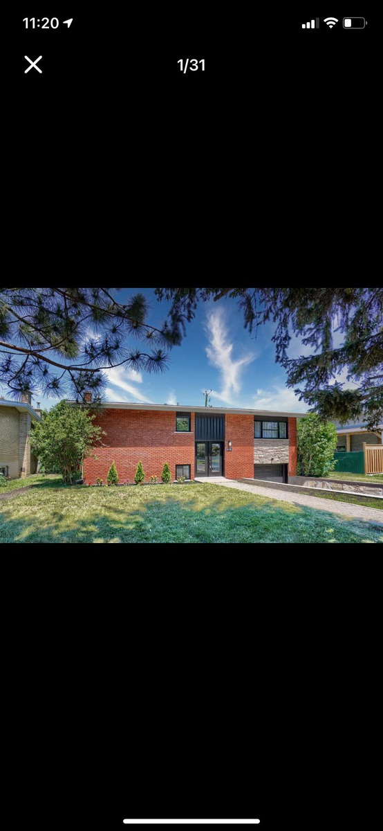 Maison de plainpied à vendre 5490 Rue Vauclin Brossard