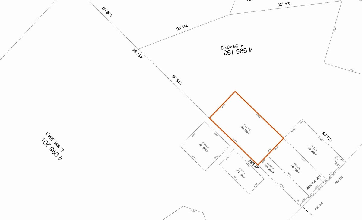 Terrain vacant à vendre Ch. Laurin Rawdon