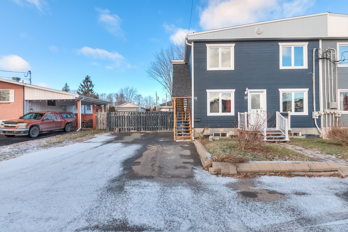 Duplex à vendre 59 61 Rue Boivin Châteauguay