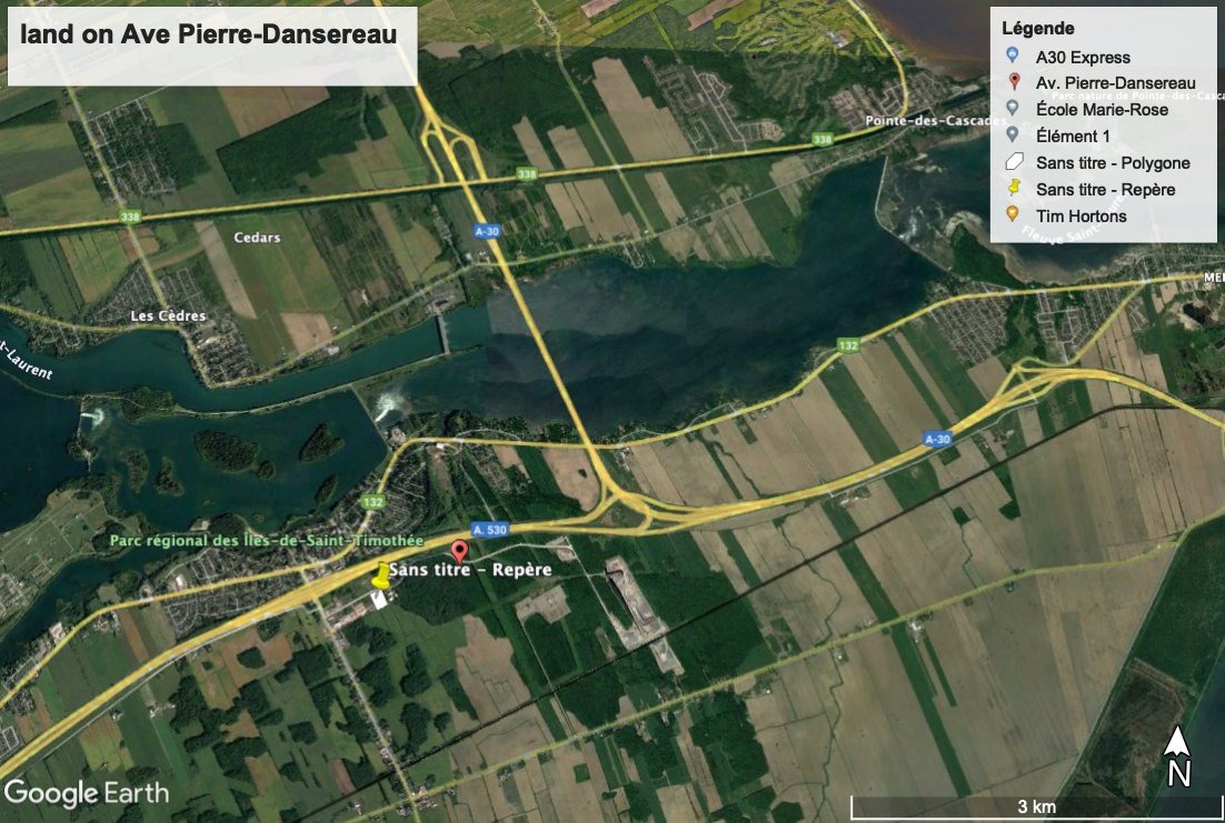 Vacant lot for sale Av. PierreDansereau SalaberrydeValleyfield