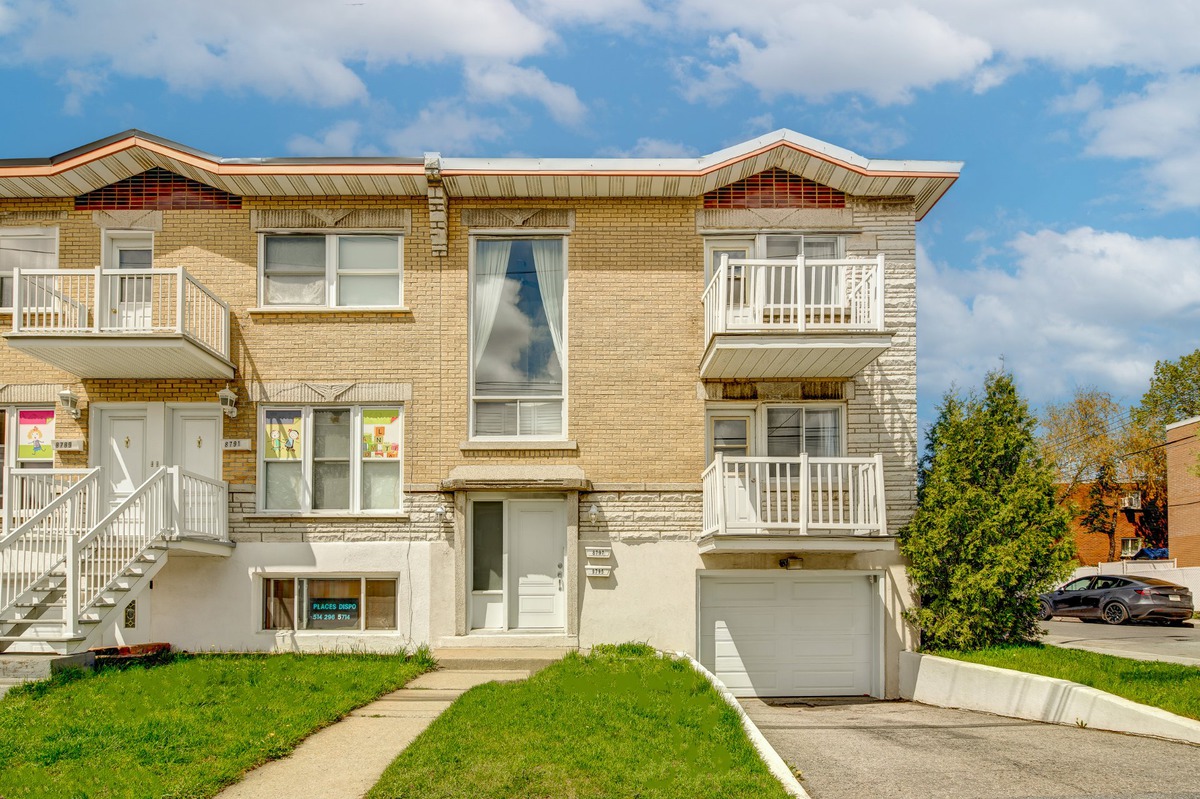 Duplex for sale 8795 8797 Boul. de Châteauneuf Montréal (Anjou)