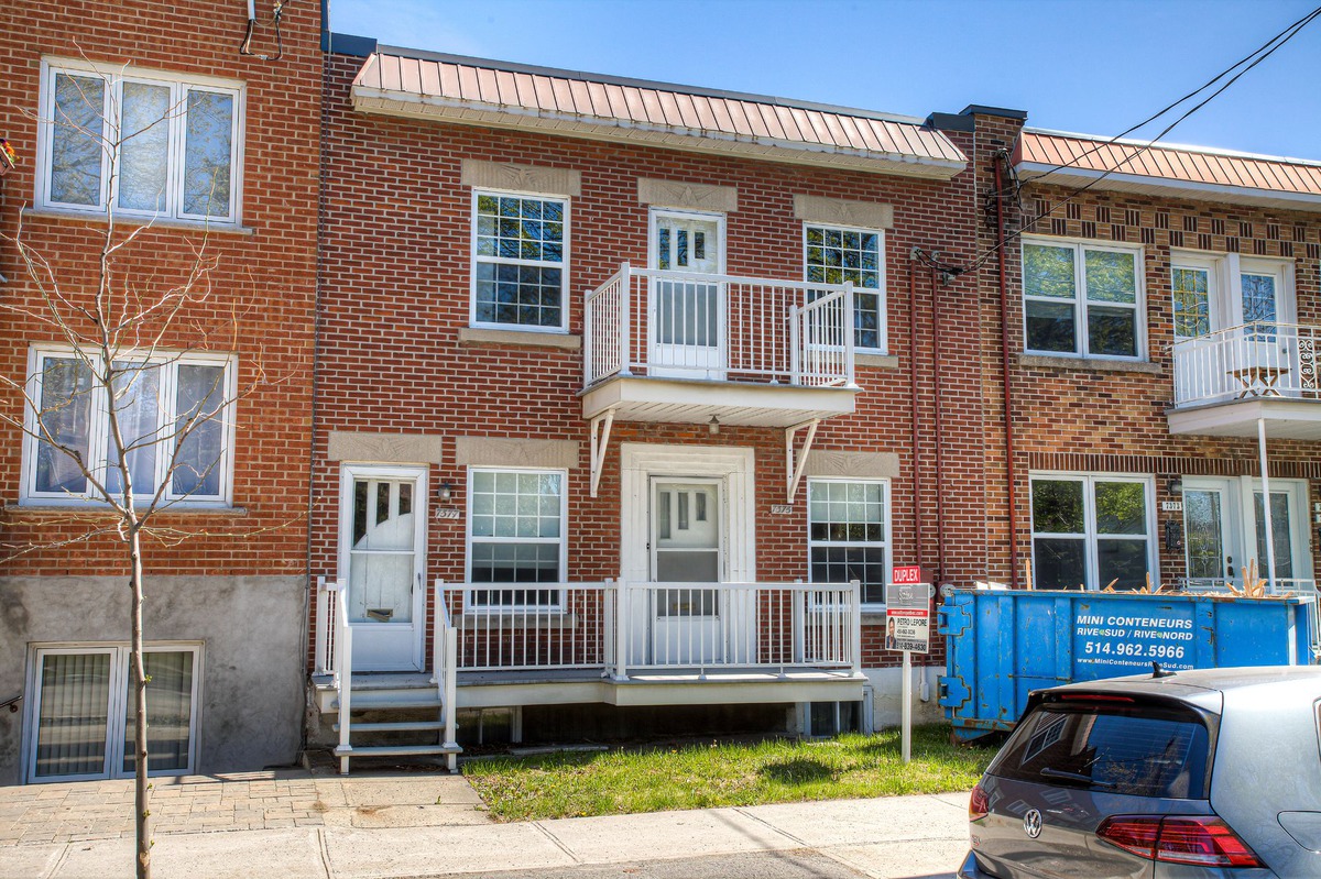 Duplex à vendre 7375 7377 Av. LouisHébert Montréal (Villeray/Saint