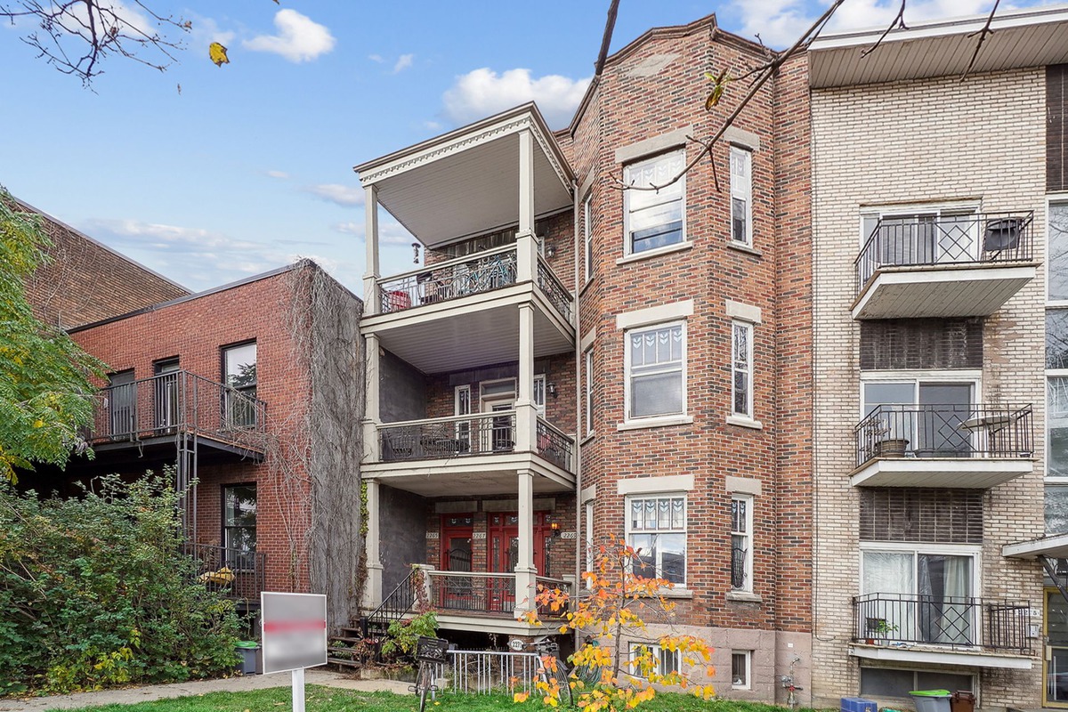 Quadruplex for sale 2265 2271 Rue Sherbrooke E. Montréal (Le