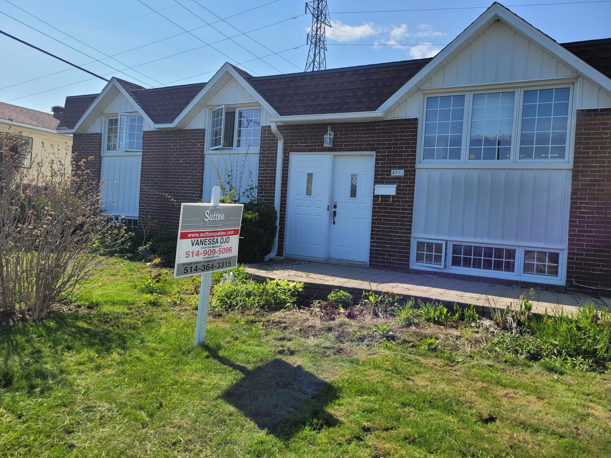 Bungalow for sale 4970 Rue Jarry Longueuil (SaintHubert)