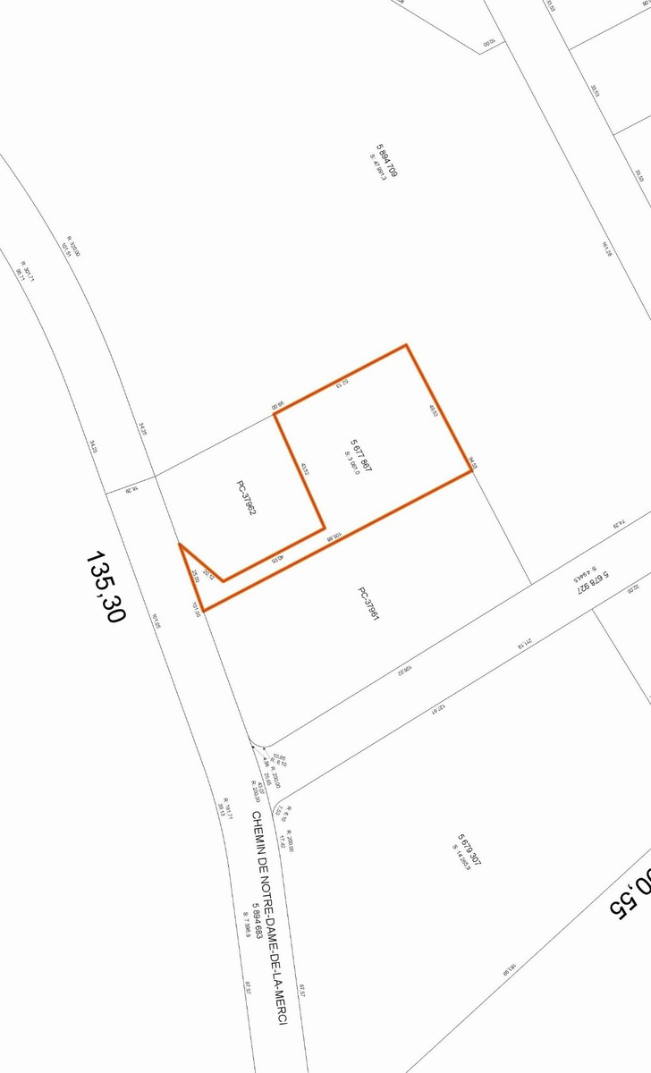 Terrain vacant à vendre Ch. de NotreDamedelaMerci SaintCôme