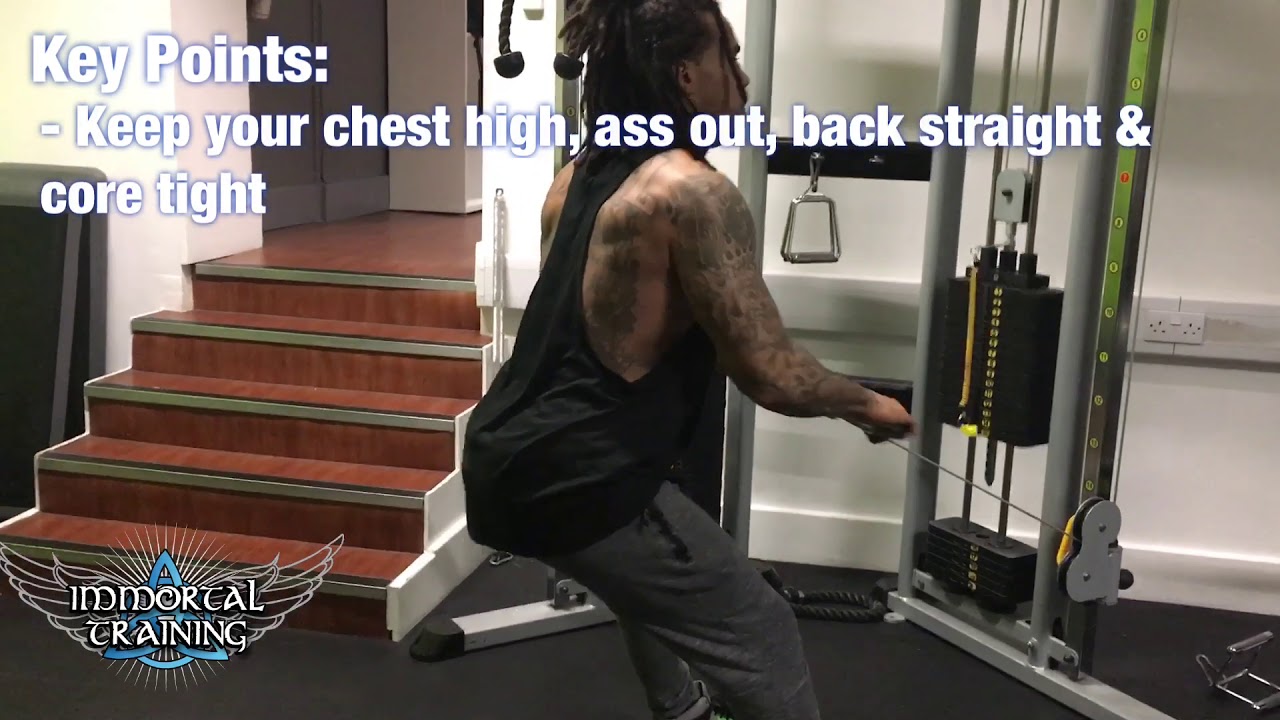 Bent Over Cable Row Immortal Training Oxford Personal Training