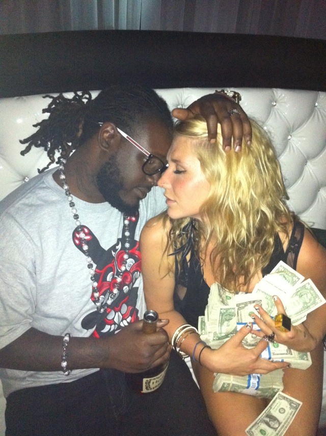 TPain chillin w/Keha rocking my RED Demon Shirt!! Immortal Studios