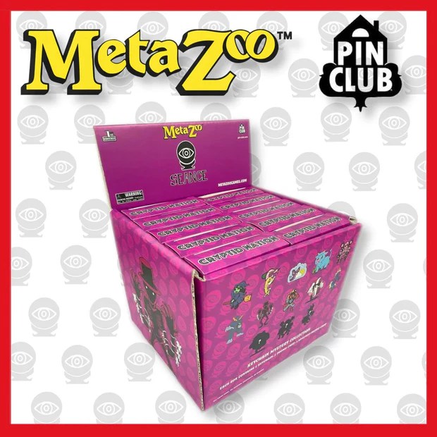 MetaZoo TCG Seance Pin Club Display Box [Keychains] Immortal