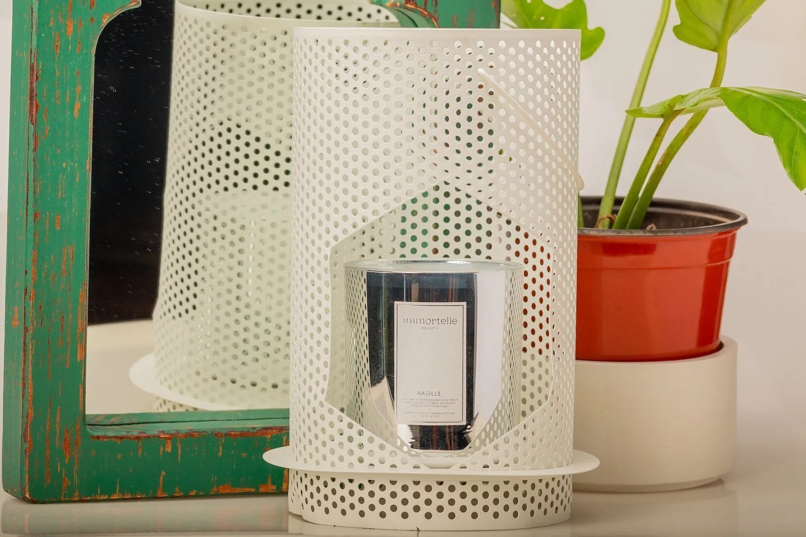 Basille Double Wick Candle Immortelle Beauty