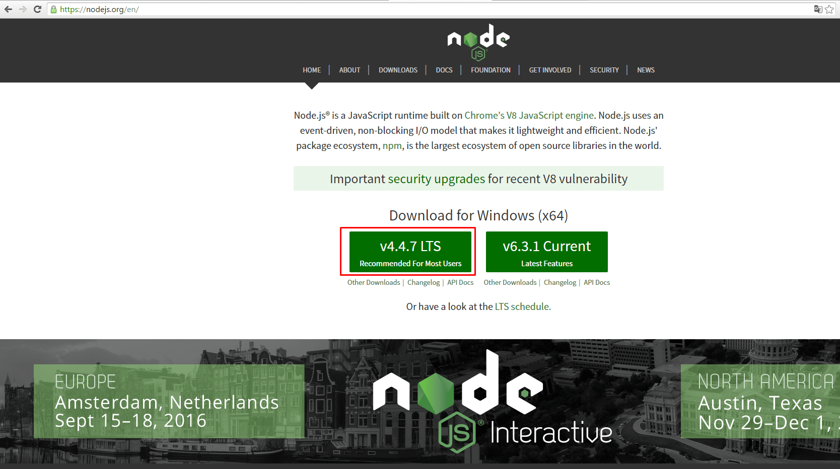Node path node js windows