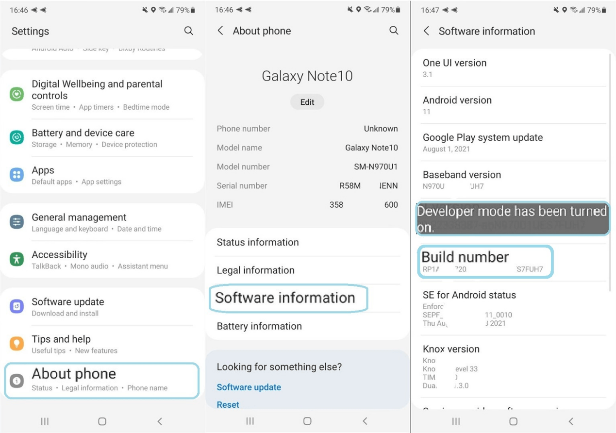 User Guide Enable USB debugging on Samsung