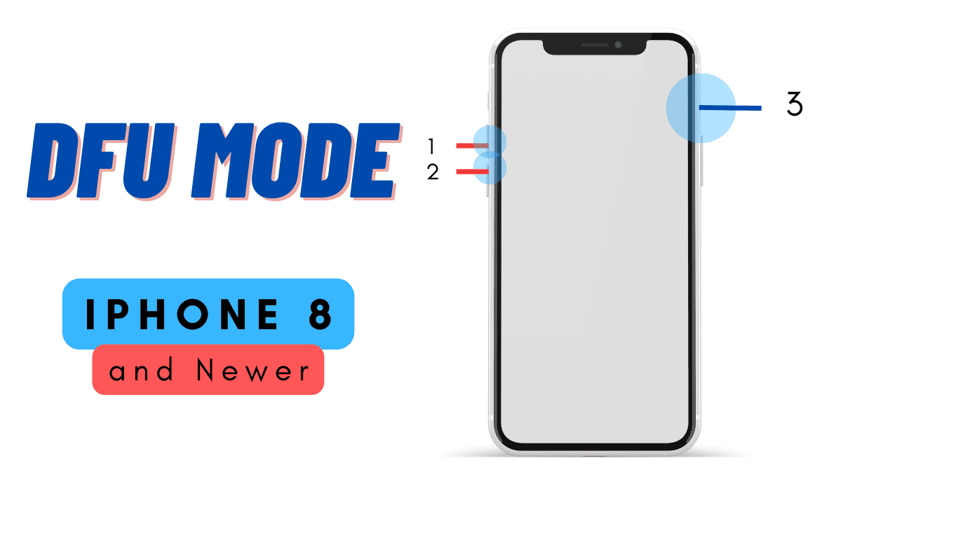 DFU mode on iPhone 8 and newer