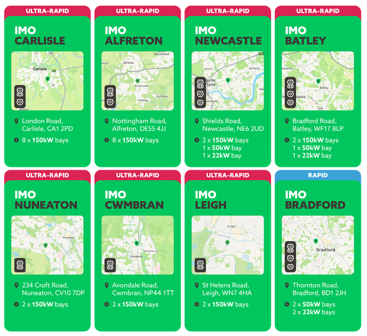 EV charging at IMO IMO Car Wash