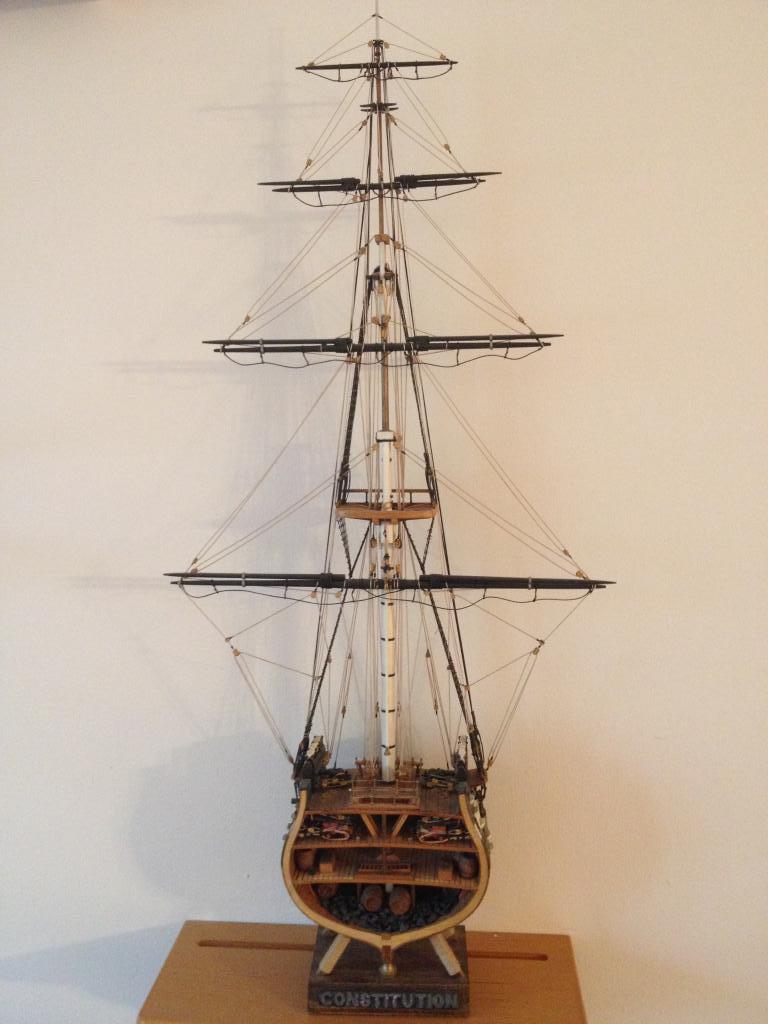 From ‘The Dark Side’ Wood USS Constitution 193rd Scale Mamoli