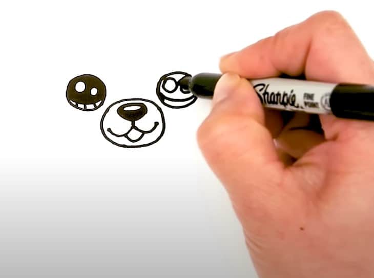 как нарисовать собаку шпиц карандашом красиво