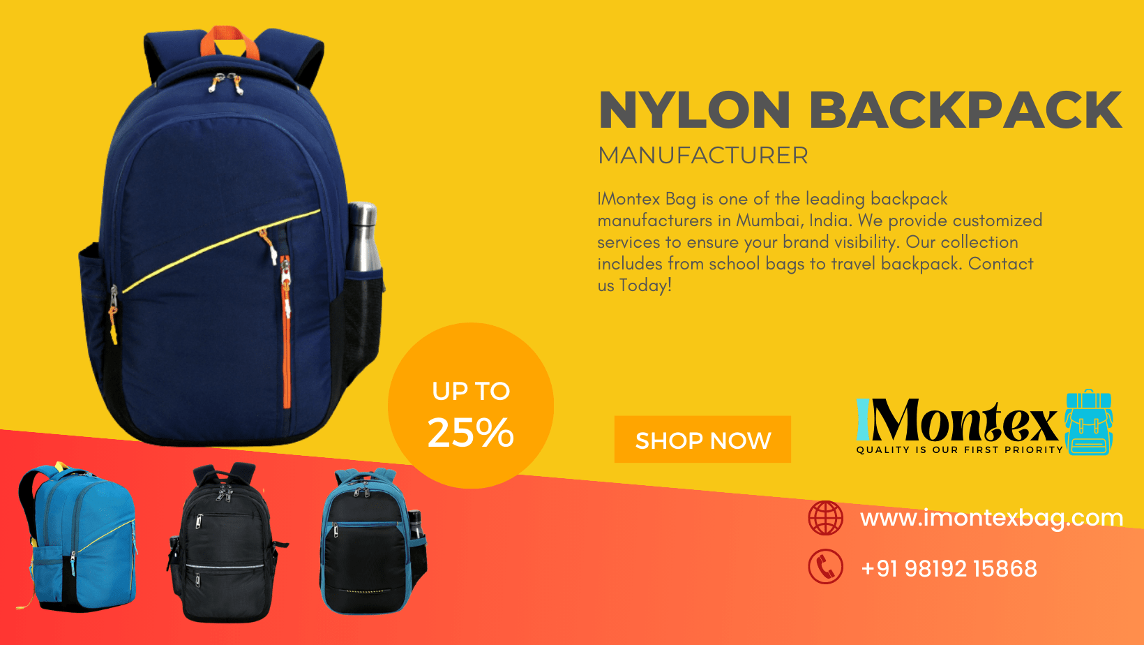 Backpacks Manufacturer in Mumbai