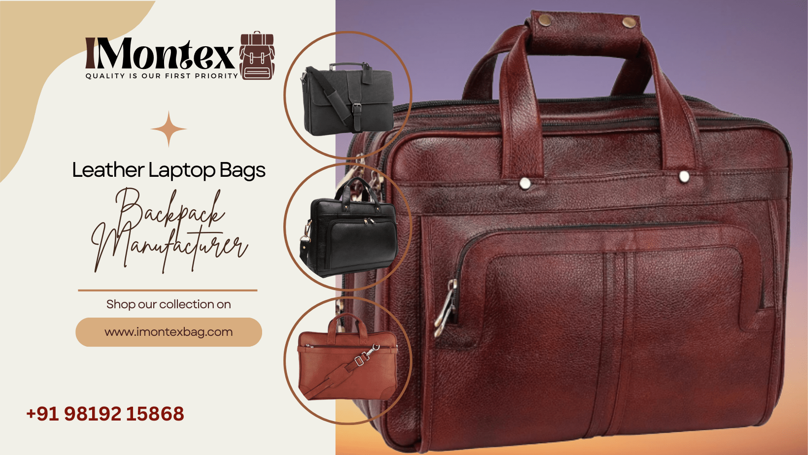 Leather Laptop Bags Manufacturer in Mumbai