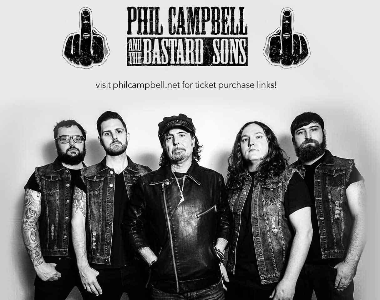 Three nominations for Phil Campbell in the Rock Radio "The Rocks