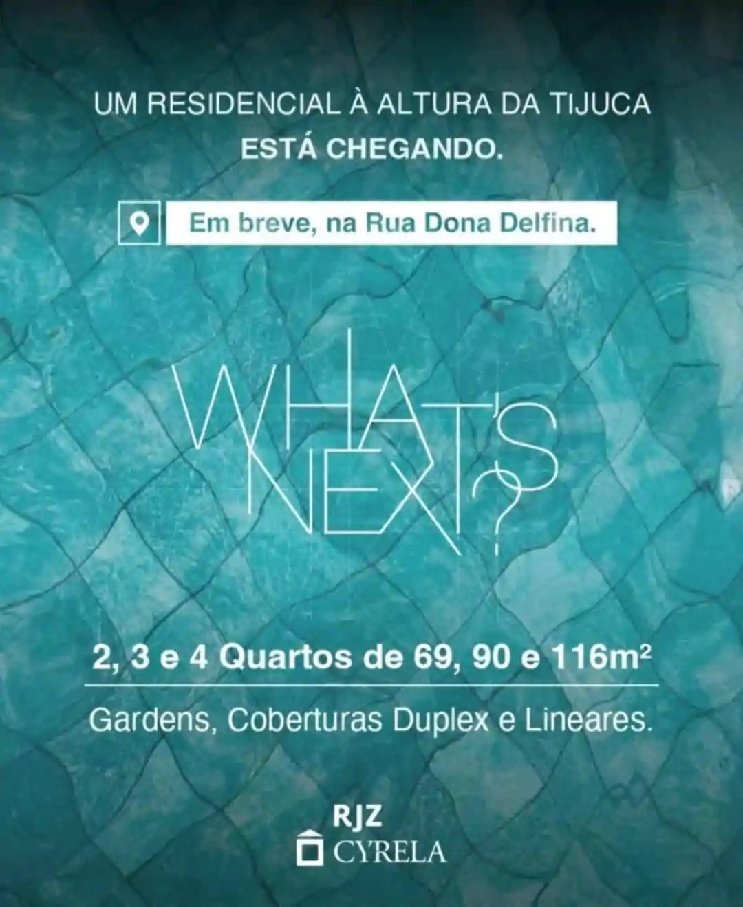 Lançamento Cyrela Dona Delfina 71 com Rua Uruguai na Tijuca