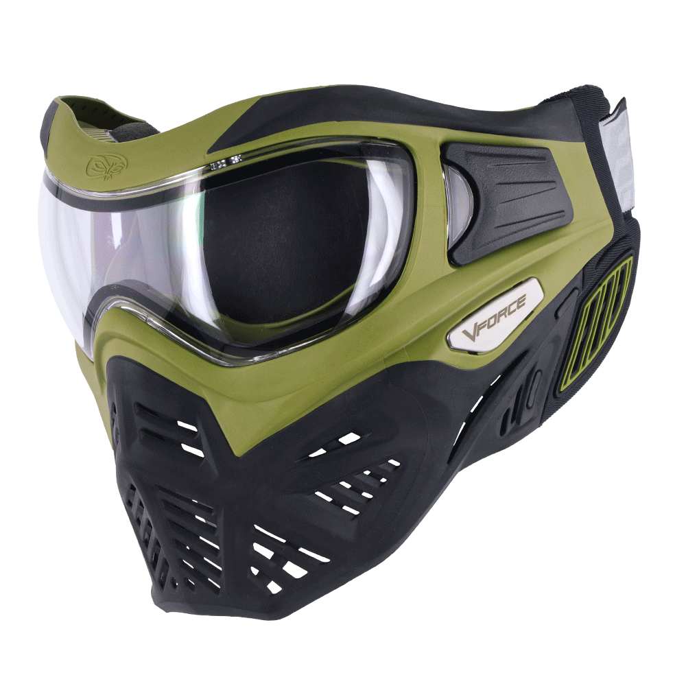 VForce Grill 2.0 Paintball Mask With Thermal Lens Crocodile Olive/Black