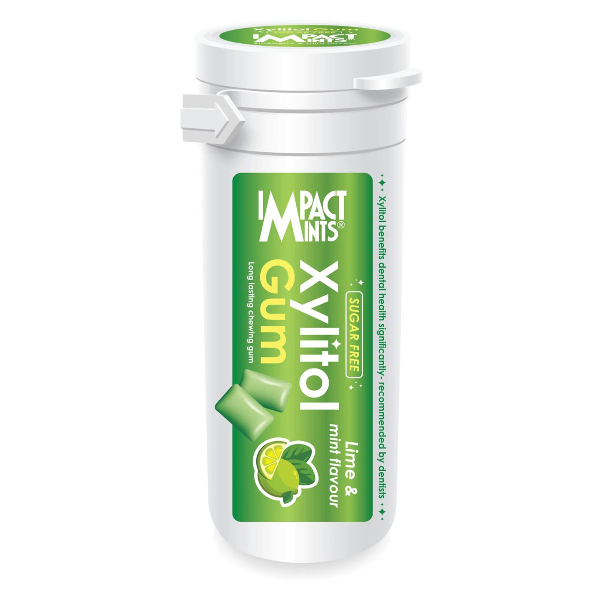 Xylitol Gum Lime & Mint Flavour