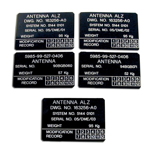 Data Plates Impact Sign Solutions