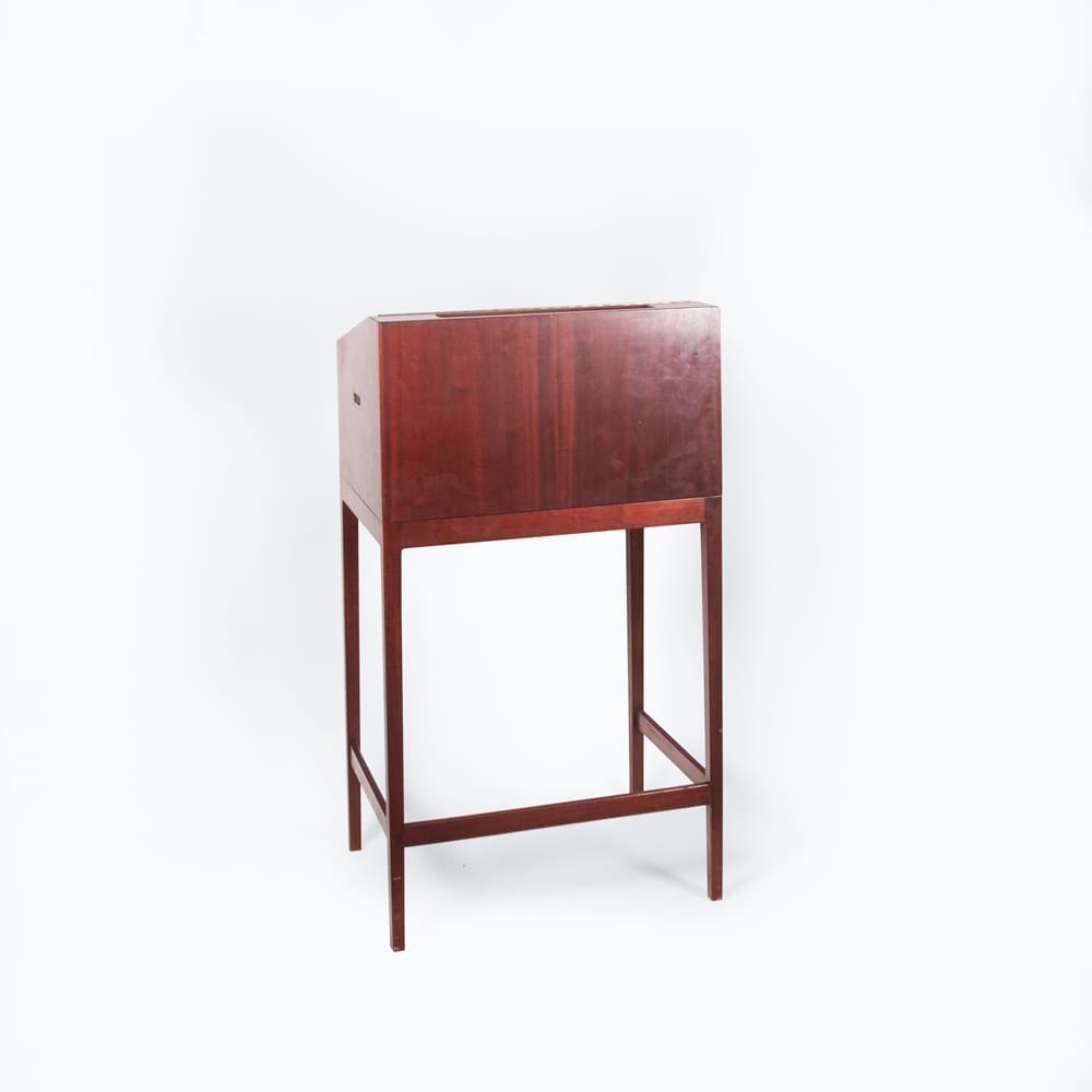 Midcentury Danish Tall writing desk by Langkilde Møbler ImParlour
