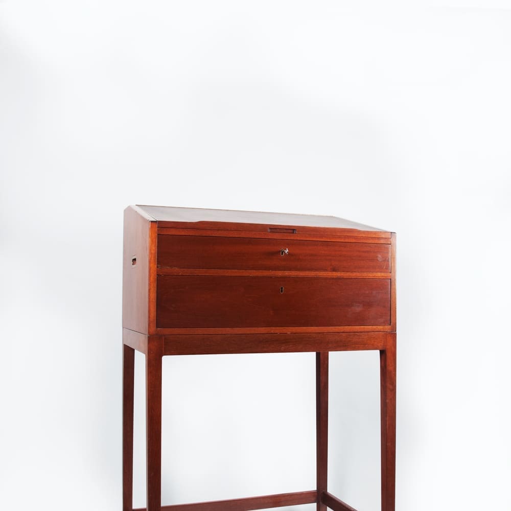 Midcentury Danish Tall writing desk by Langkilde Møbler ImParlour