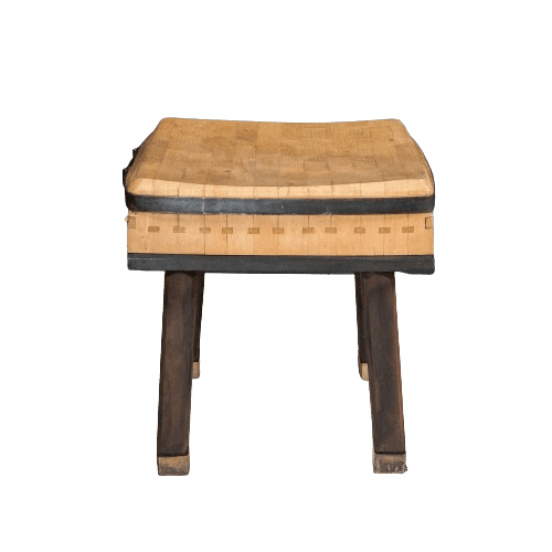 Oak Butchers Block, Late 20th Century ImParlour