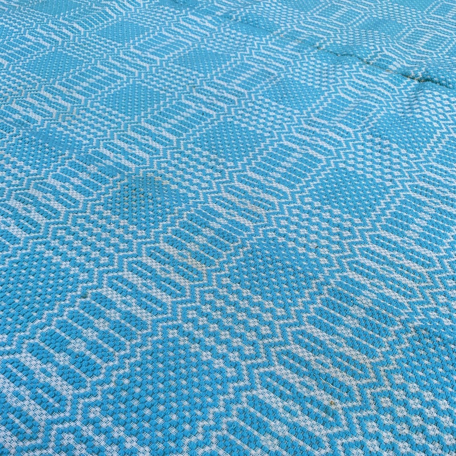 Midcentury Baby Blue Throw Circa 1960s ImParlour