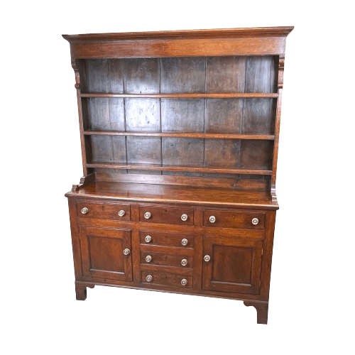 Oak Dresser With Rack, England Circa 1800 ImParlour