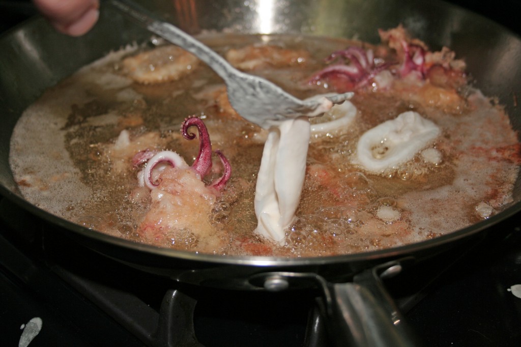 Fried Calamari with Two Dipping Sauces Marinara and Aioli ImPECKable