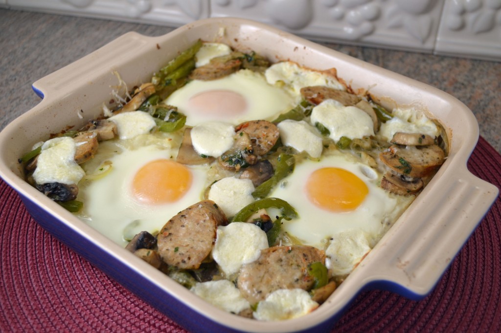 Mashed Potato Egg and Sausage Pizza ImPECKable Eats