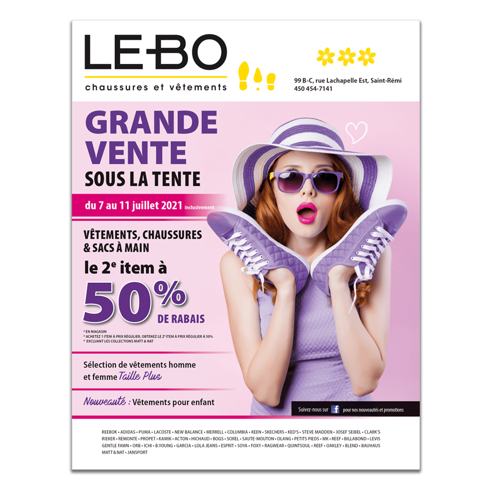 Publicité LeBo Imprimerie Élite